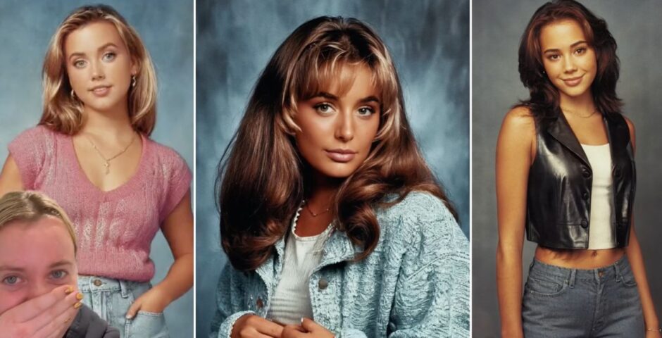 90s yearbook photos how to TikTok