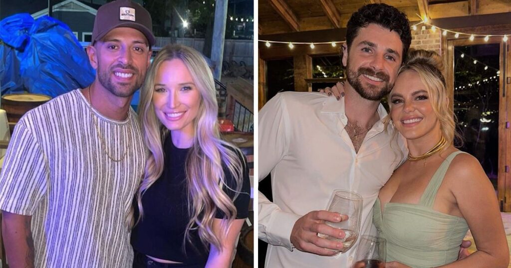 Love Is Blind season five cast members with new partners