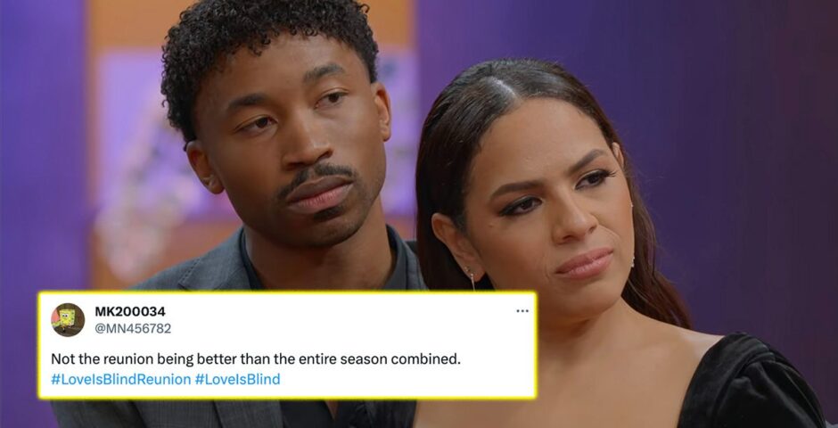 Memes and reactions to Love Is Blind season five reunion on Netflix