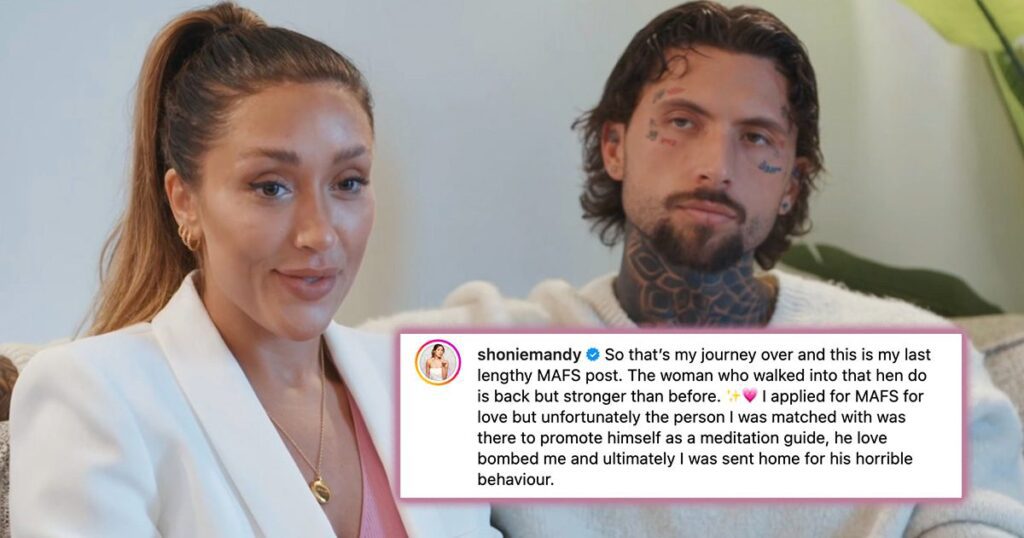 Shona and Brad on Married at First Sight UK 2023, MAFS