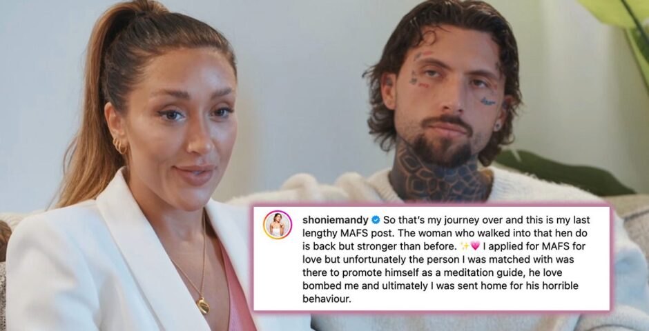 Shona and Brad on Married at First Sight UK 2023, MAFS
