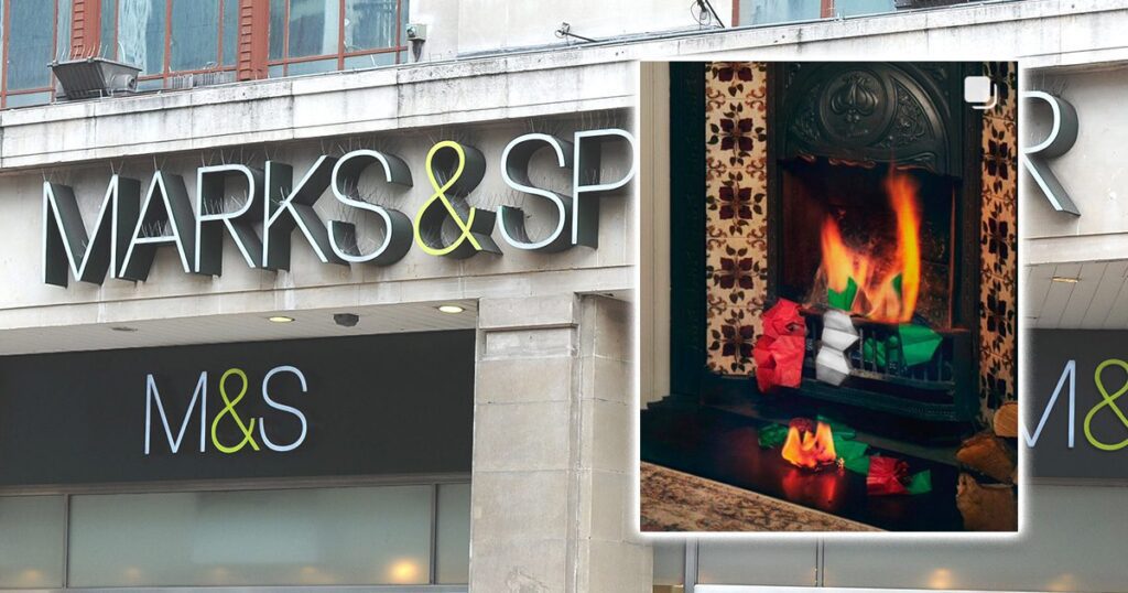 M&S Christmas advert showed party hats in Palestine flag colours