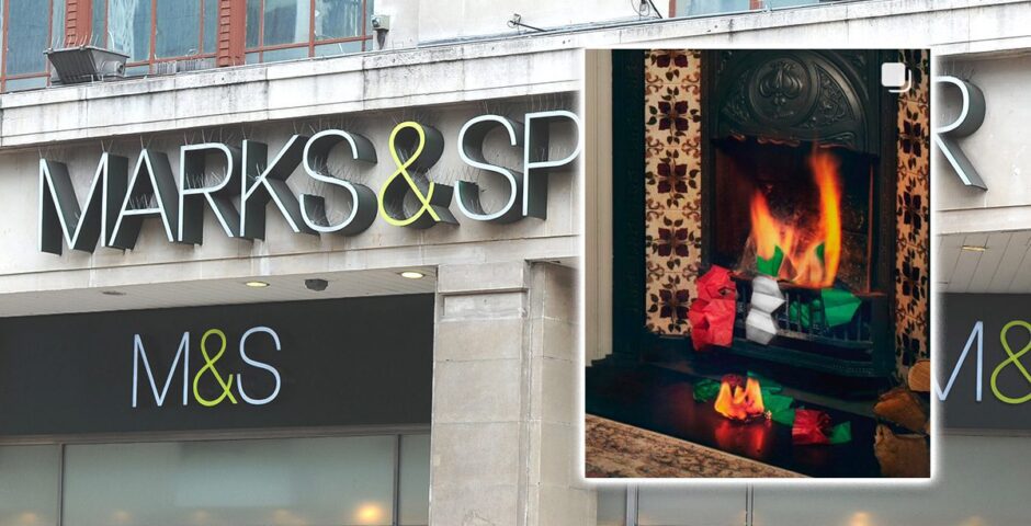 M&S Christmas advert showed party hats in Palestine flag colours