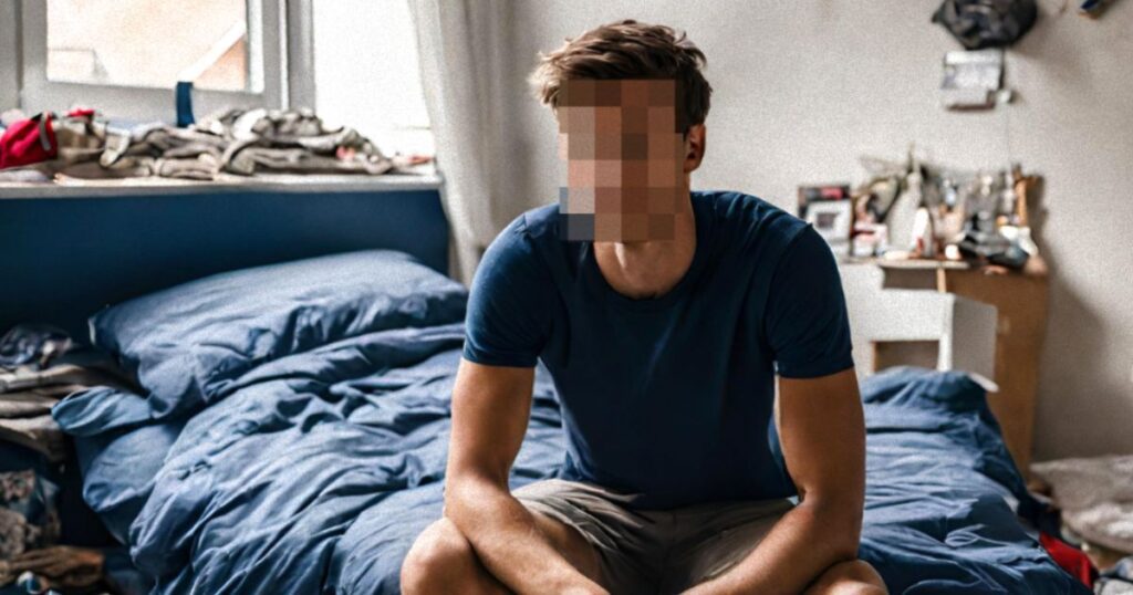 men navy bed sheets