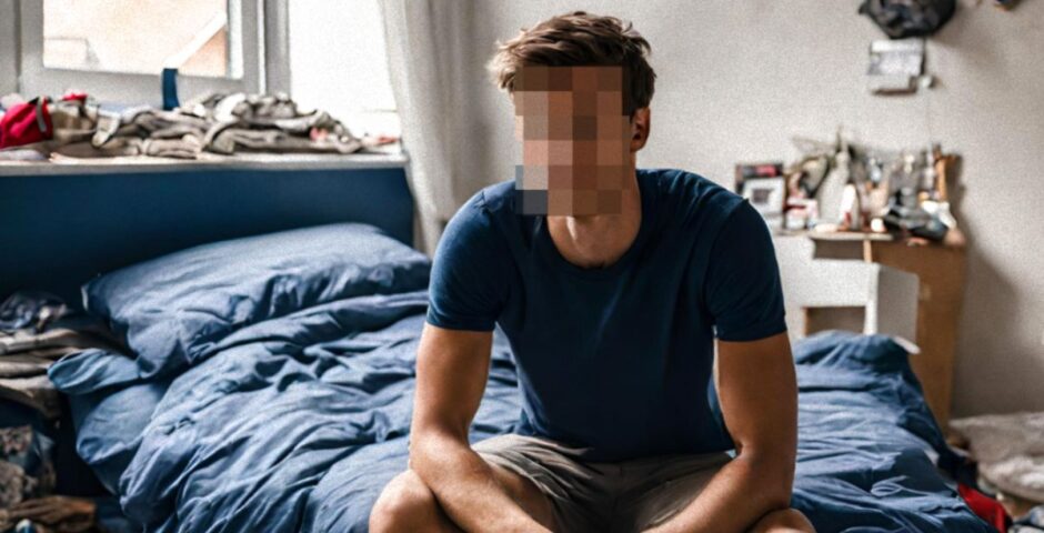 men navy bed sheets