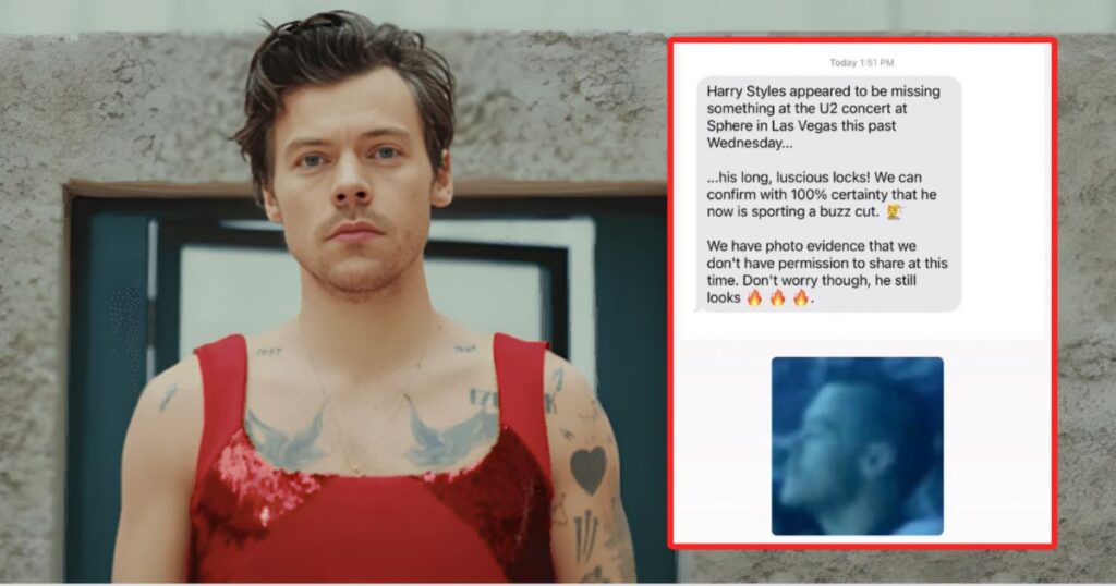 Harry Styles bald hair