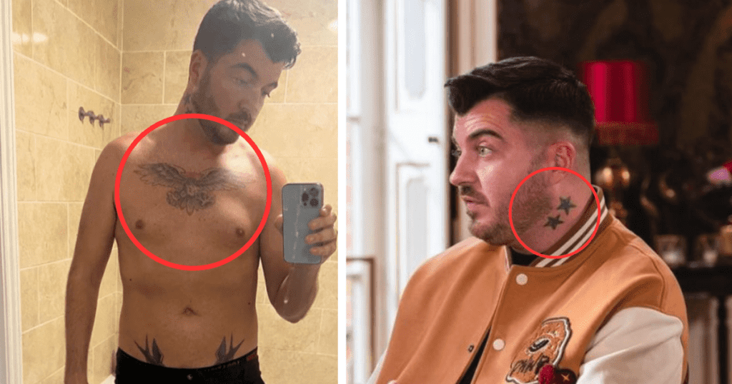 Luke MAFS UK tattoos meaning