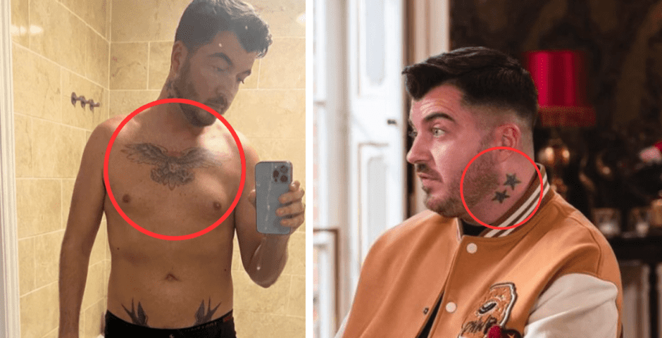 Luke MAFS UK tattoos meaning