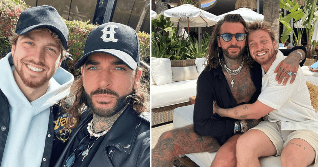 Pete Wicks Sam Thompson friendship