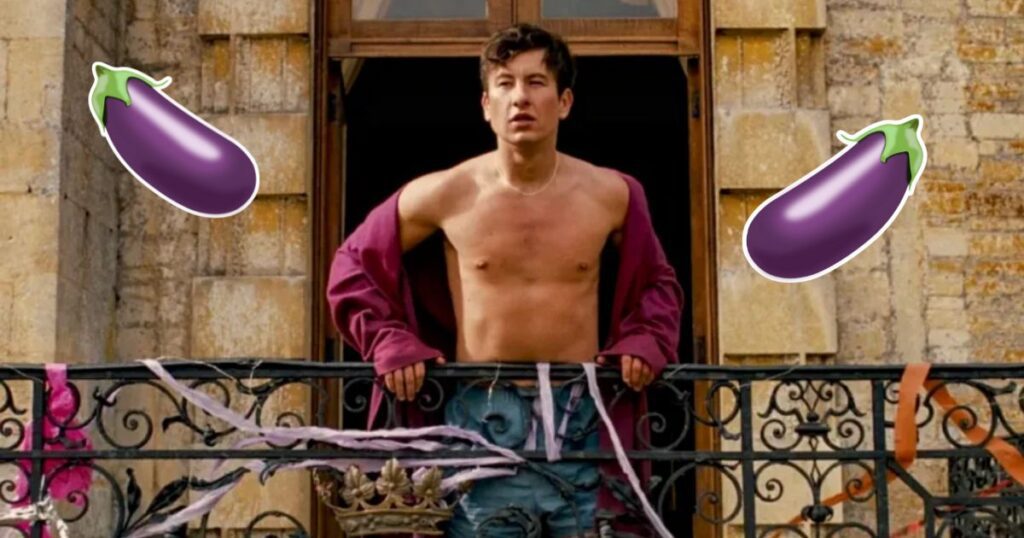 barry keoghan naked saltburn penis dance prosthetic