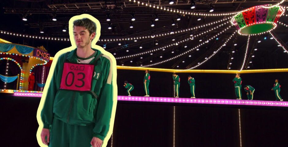 Squid Game The Challenge bridge stunt doubles