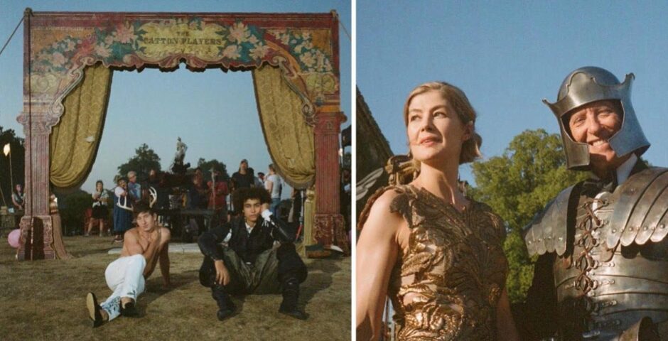 Saltburn behind the scenes pictures