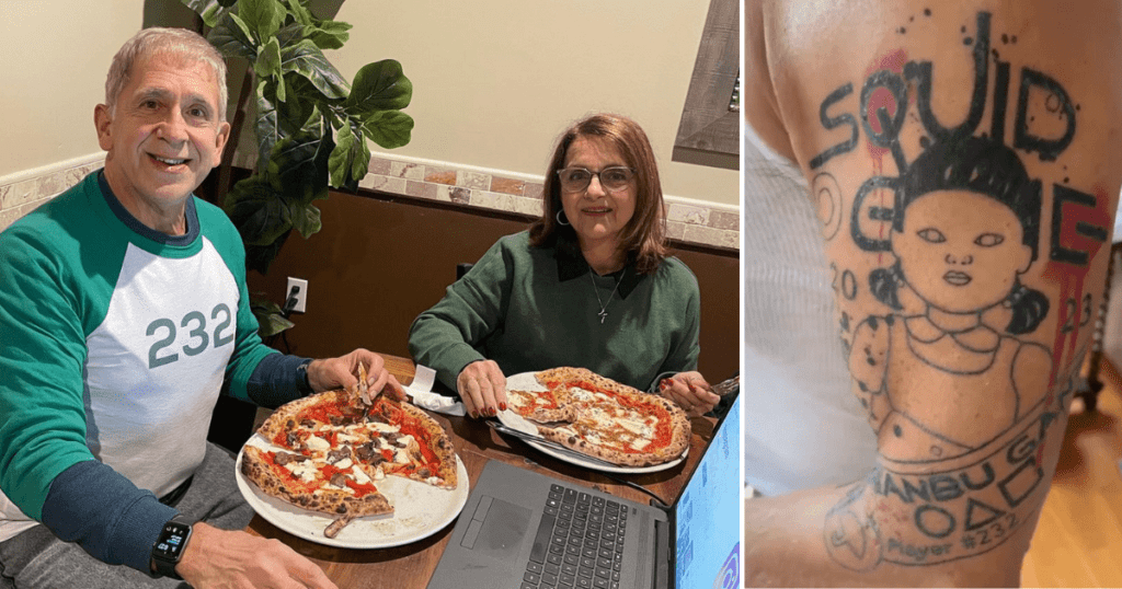 Squid Game Challenge 232 tattoo