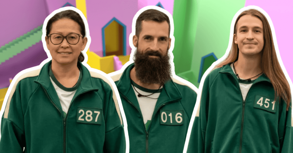 Squid Game Challenge final three players