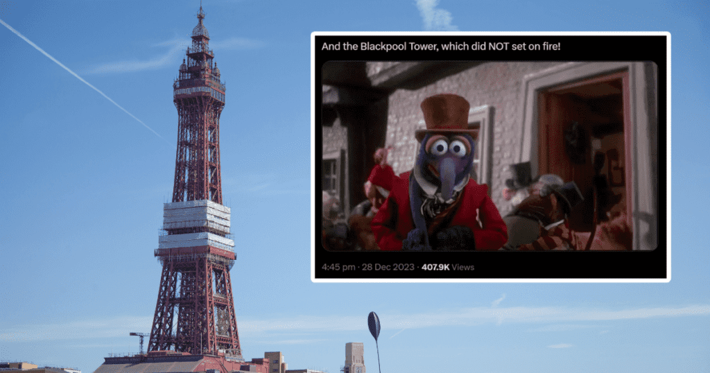Blackpool Tower fire
