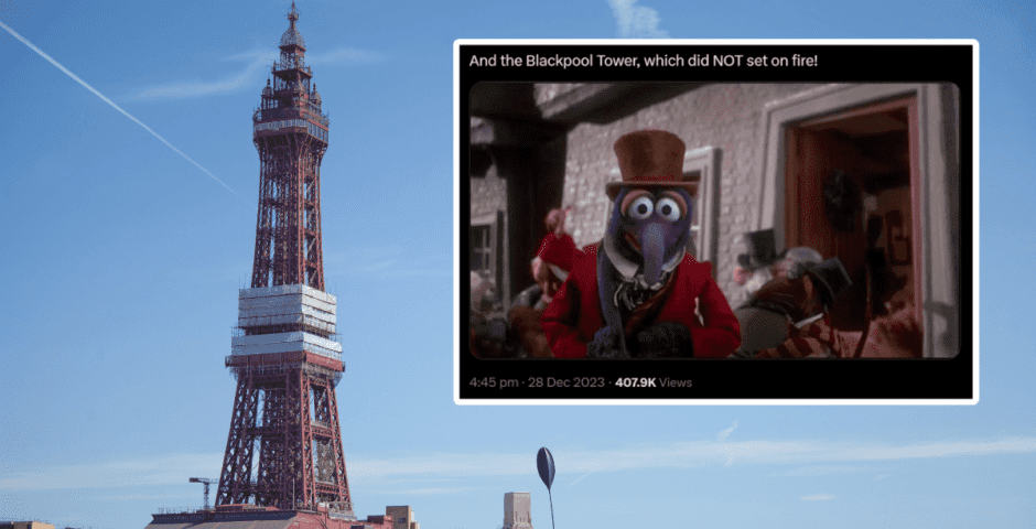 Blackpool Tower fire