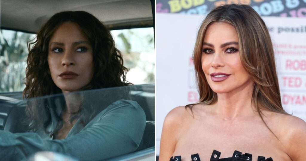 Sofia Vergara Griselda face transformation