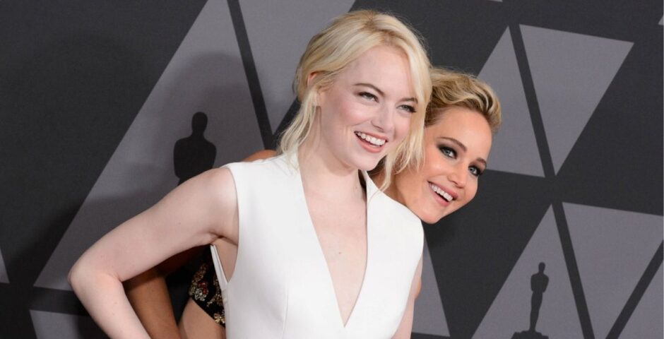 Jennifer Lawrence and Emma Stone