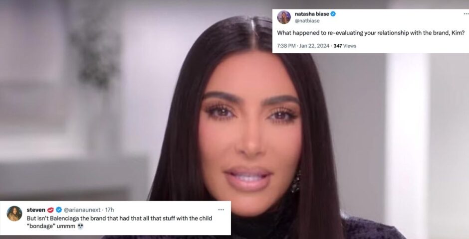 Kim Kardashian has been slated for announcing her work with the fashion brand Baleniaga after their BDSM scandal