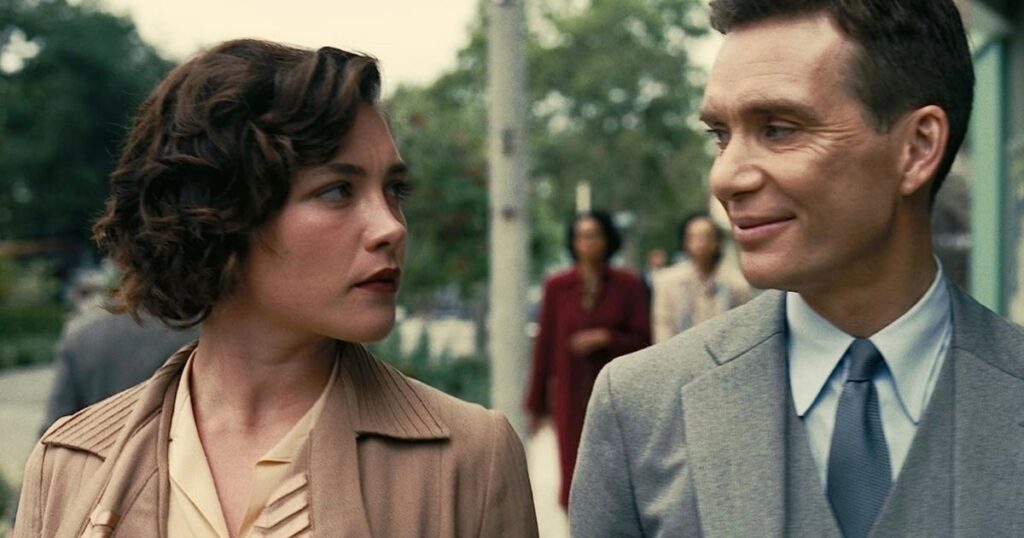 Omg, the camera broke during that Florence Pugh and Cillian Murphy Oppenheimer naked scene