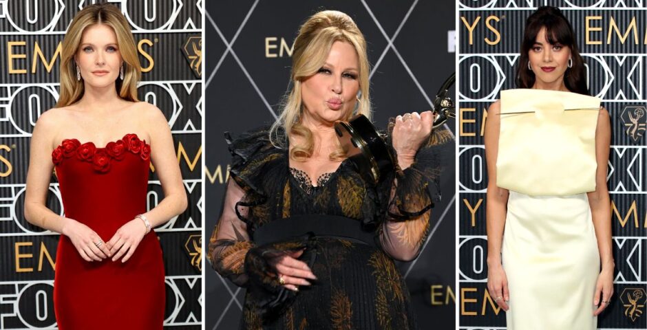 The White Lotus Emmy Awards Red Carpet outfits