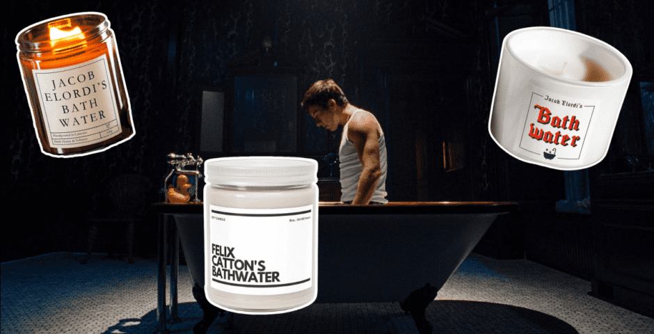 Saltburn Jacob Elordi candle