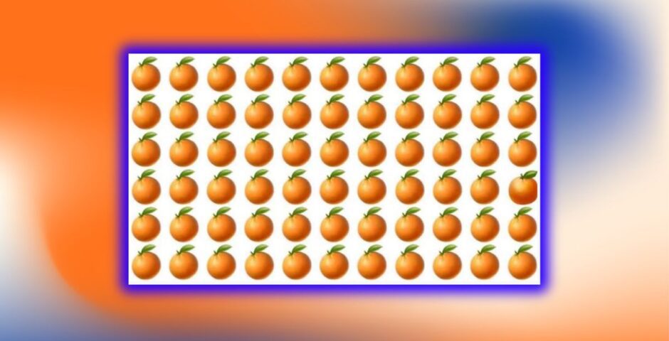 Orange optical illusion