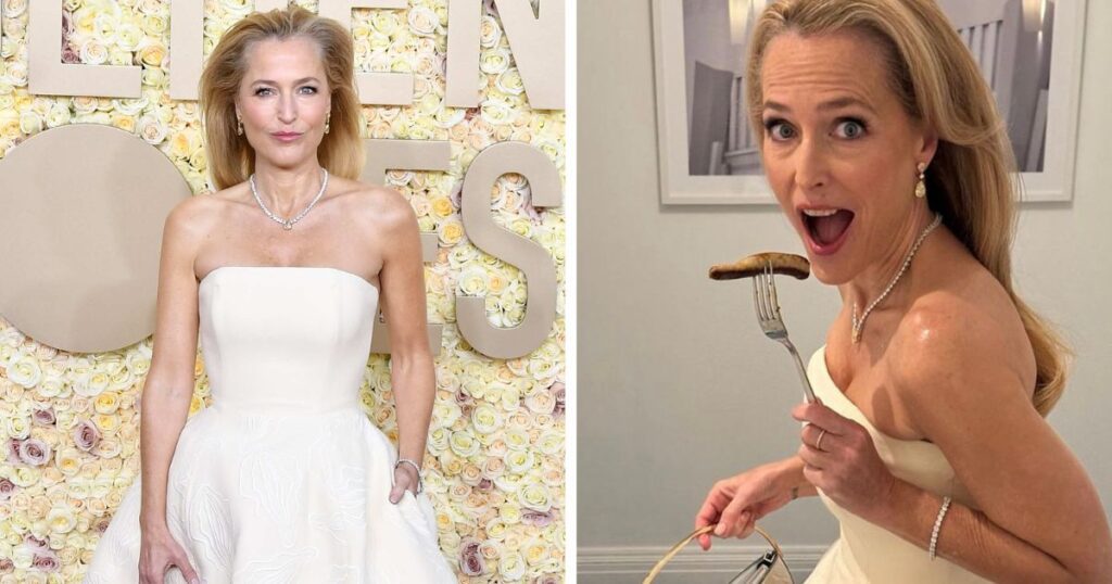Gillian Anderson dress
