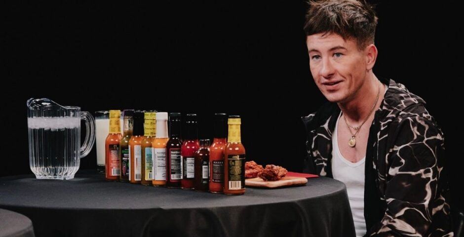 Omg, Barry Keoghan spoke about *that* Saltburn grave scene while on Hot Ones