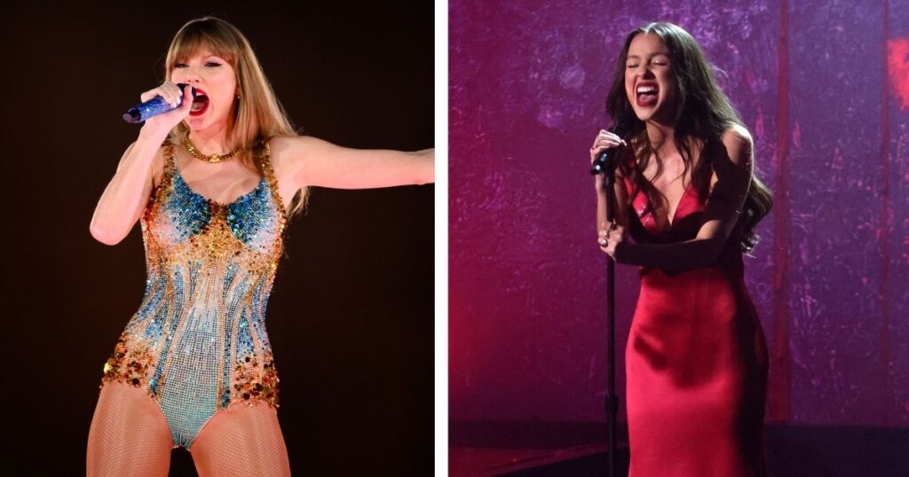 Taylor Swift and Olivia Rodrigo