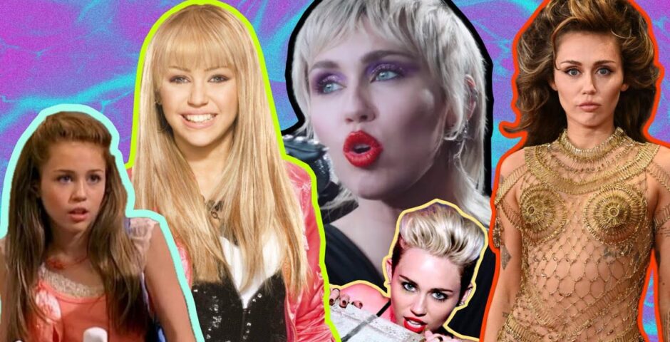 Miley Cyrus through the years