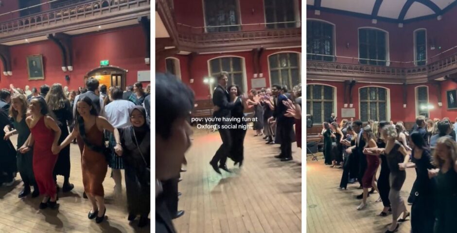 Oxford students Ceilidh