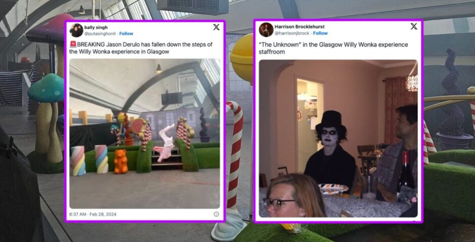 Wonka experience memes