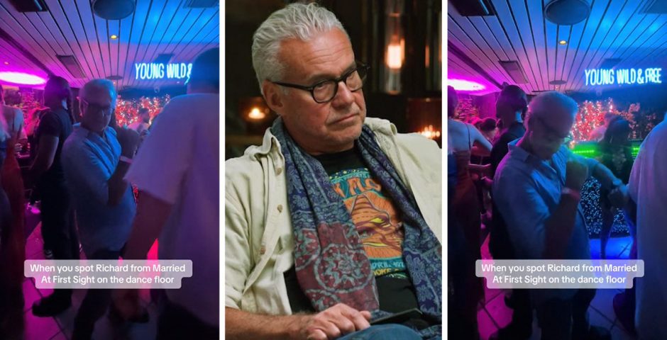 MAFS Australia 2024 star Richard dancing on a night out in TikTok video