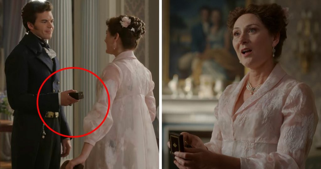 Colin gift to Violet in Bridgerton season three
