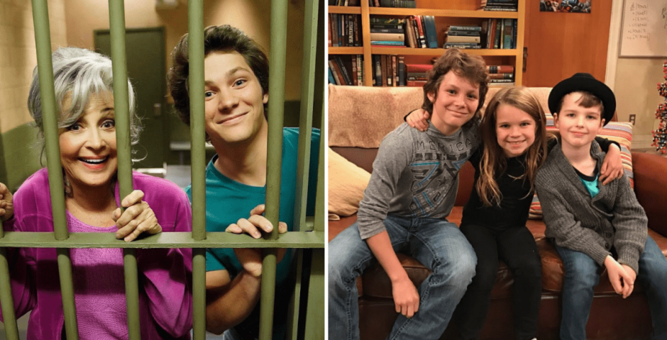 behind the scenes Young Sheldon cast
