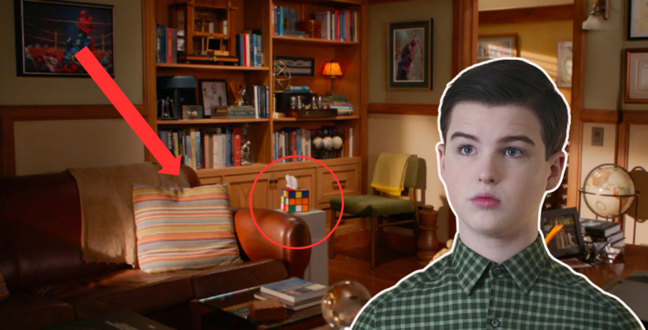Young Sheldon easter eggs