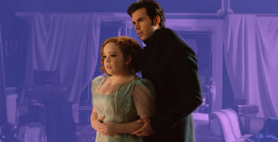 Bridgerton mirror scene filming