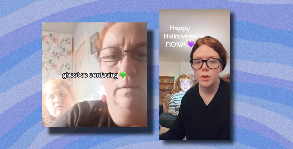 Fiona is that a ghost behind you
