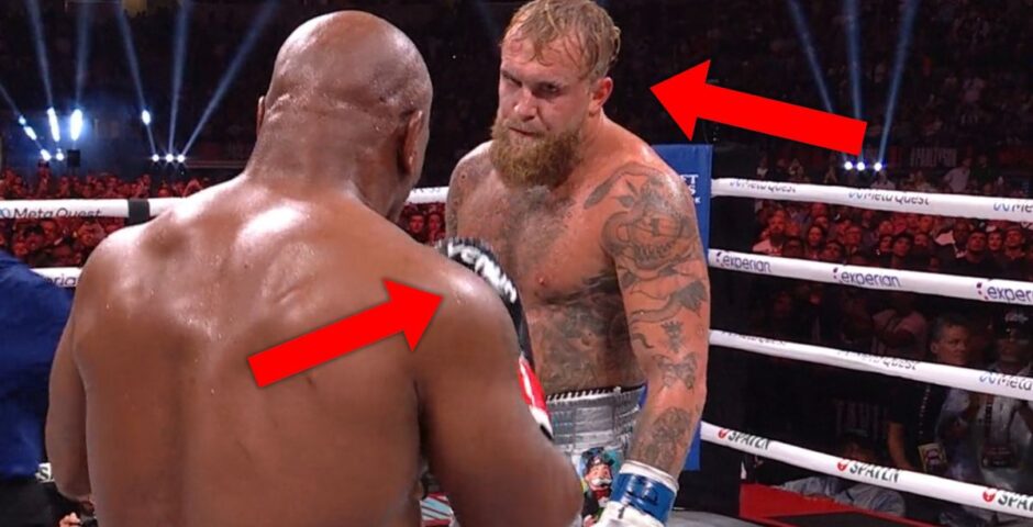 mike tyson jake paul staged