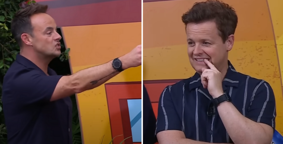 I'm A Celeb watches ant and dec