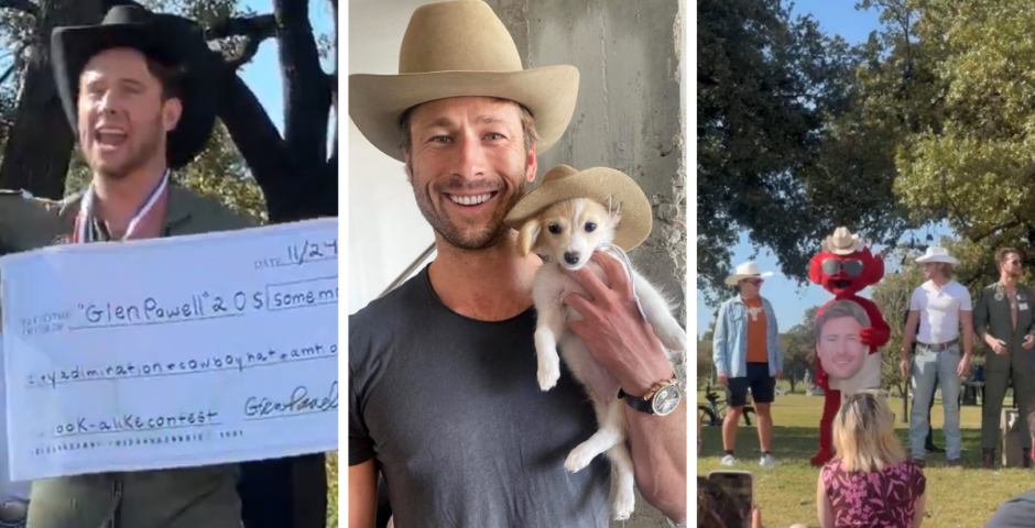 Glen Powell's lookalike competition