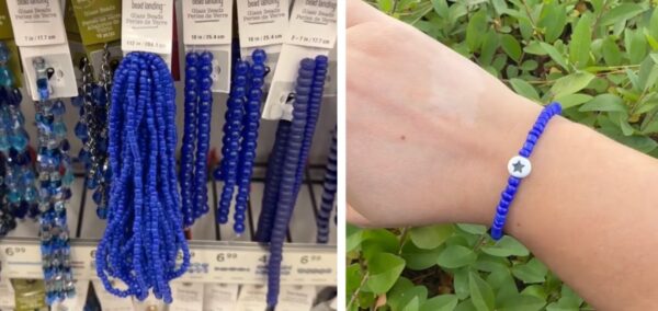 Blue bracelet trend on TikTok