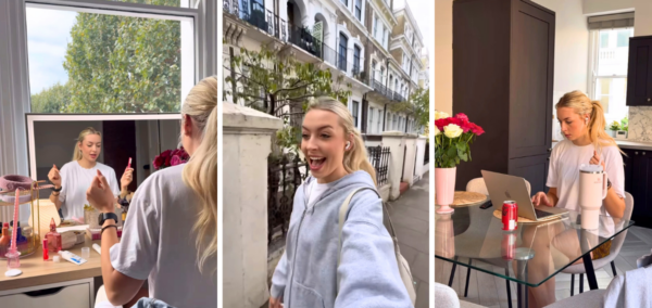 london influencer daily routine