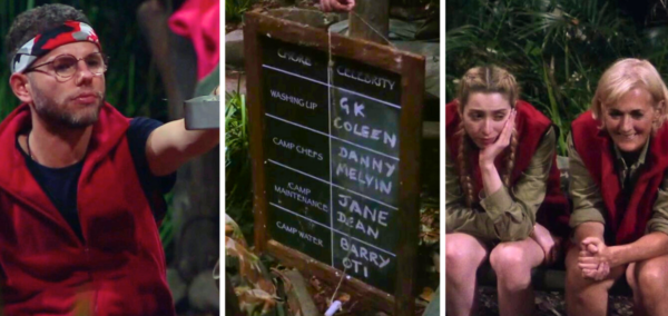 i'm a celebrity chores