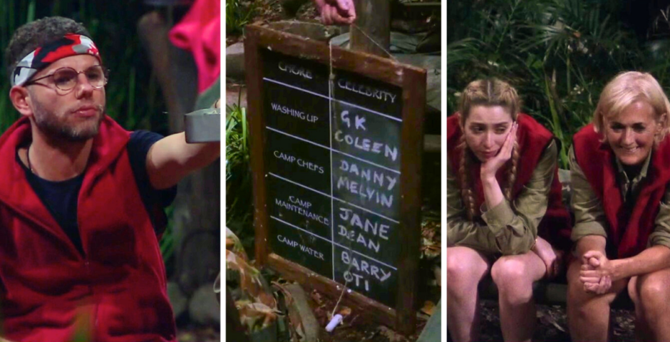 i'm a celebrity chores