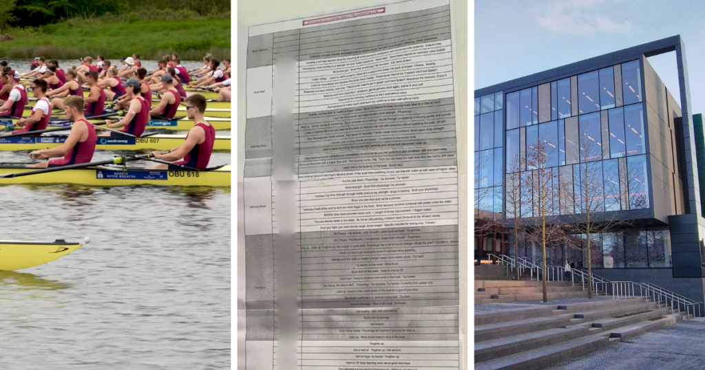 oxford brookes uni rowing teams toughness sheet