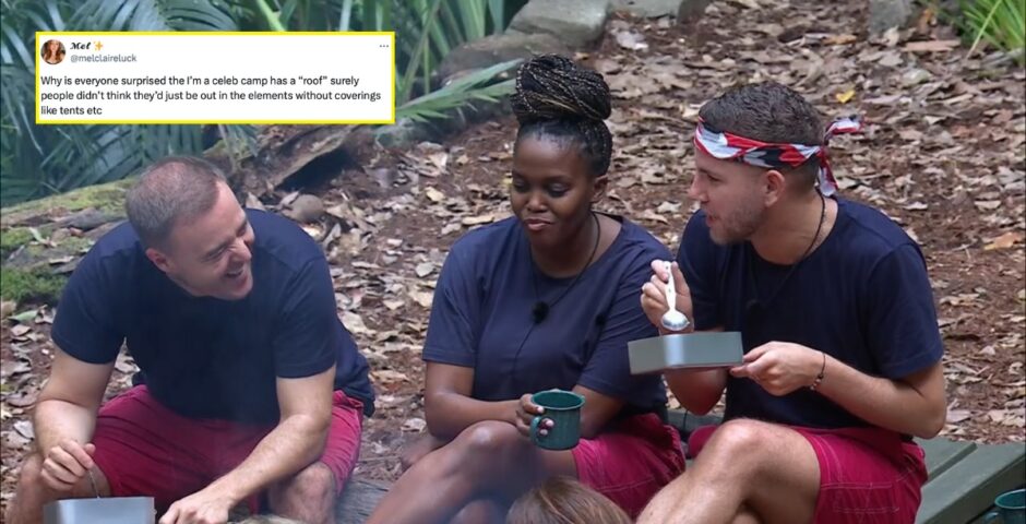 Alan, Oti and Dean on I'm A Celeb