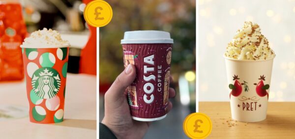 UK coffee chains ranked by price