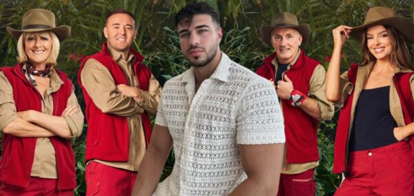 Tommy Fury with I'm A Celeb cast